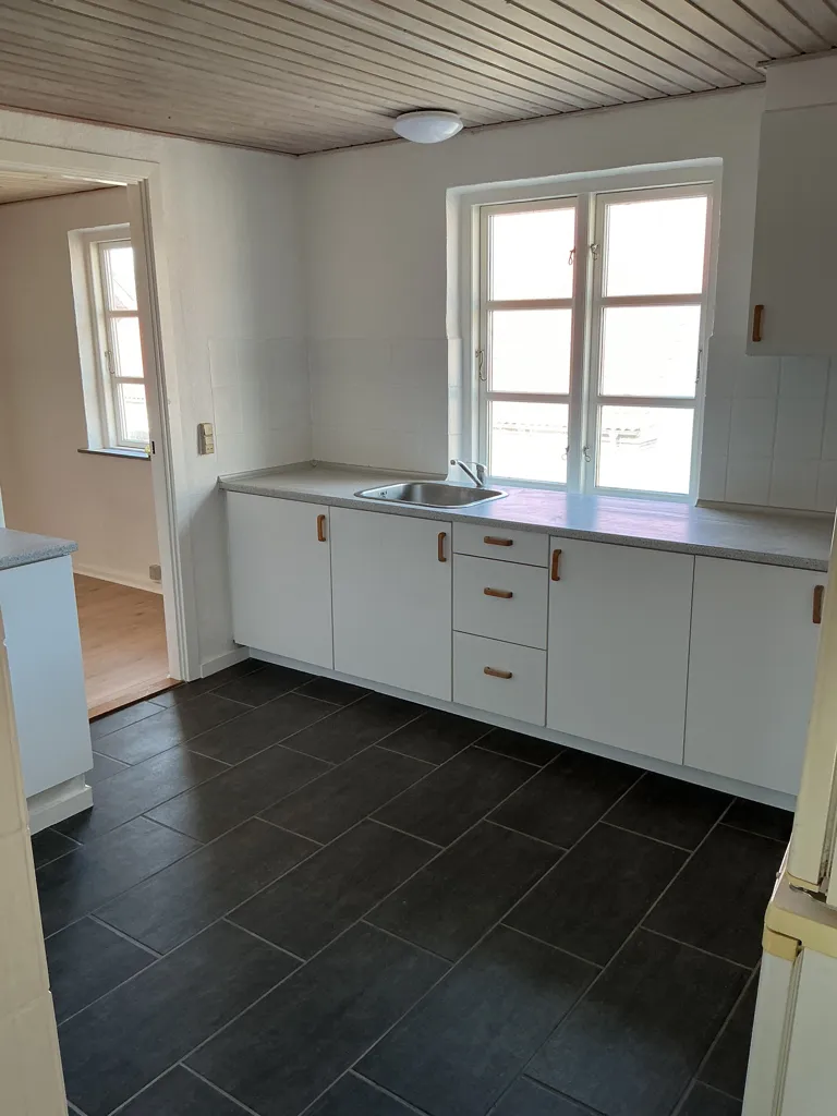 Köök - Two-Bedroom Flat with Balcony in Dalbyover