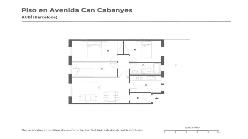 Apartment with Garden Access in Rubí, Barcelona