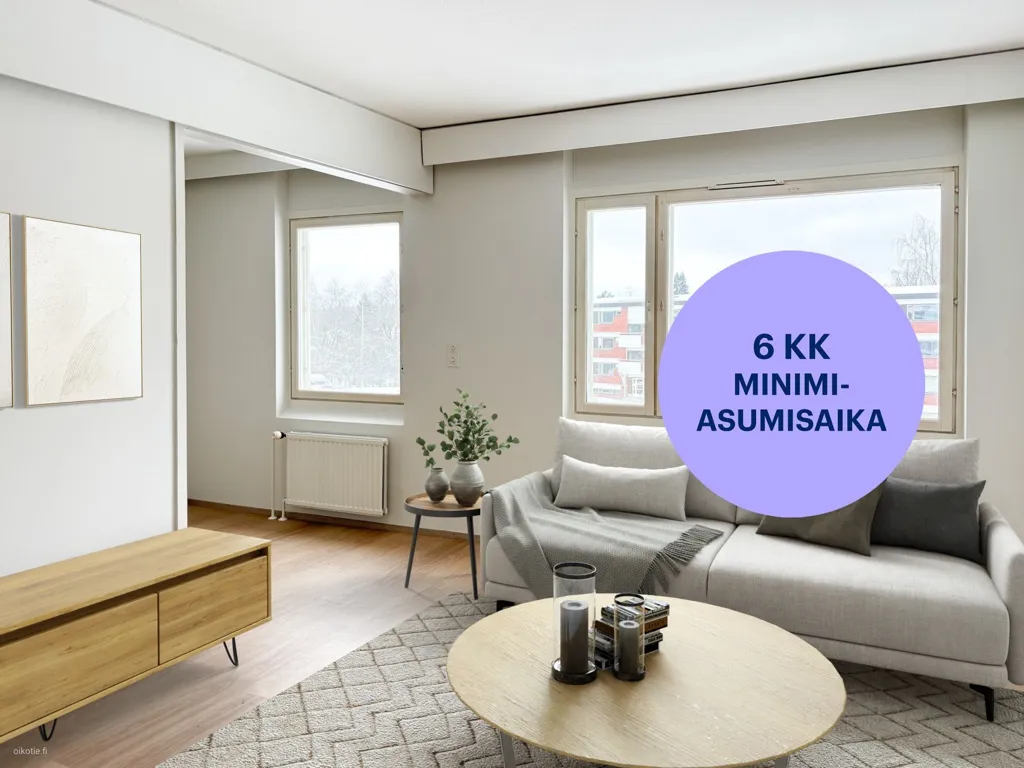Elutuba - Apartment with Glazed Balcony in Pohtola