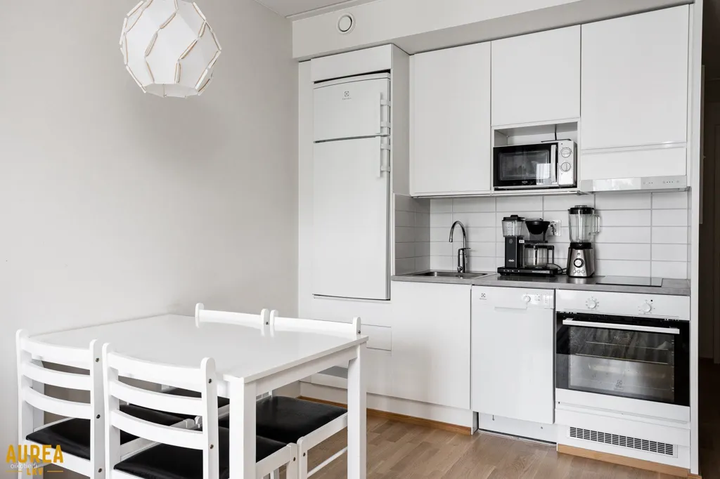 Cuisine - Modern Studio with French Balcony in Tuira