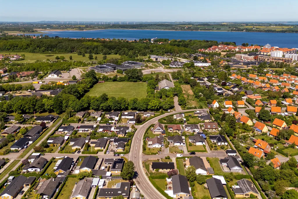 Õhuvaade - Fenced Villa with Garden in Holbæk