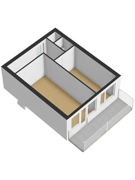 Plan - Maisonnette with Three Balconies in Alphen aan den Rijn