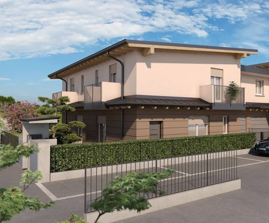 New Villa with Private Garden in Caravaggio
