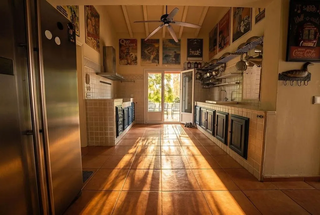 Kitchen - Single-Storey Villa with Pool in Sa Planera
