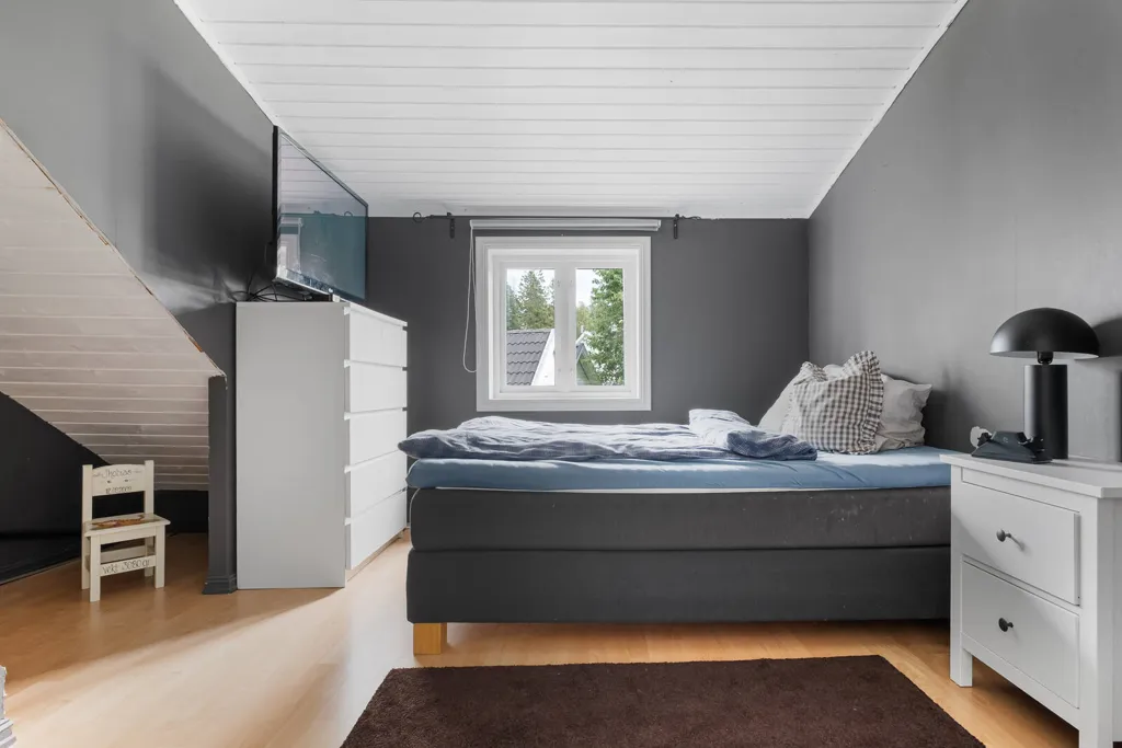 Camere da letto - Casa di 6 locali a Fjellhamar