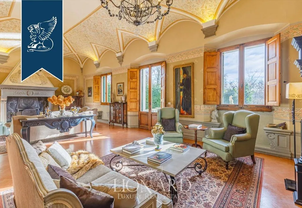 Séjour - Luxury Villa with Pool in Vicchio, Florence