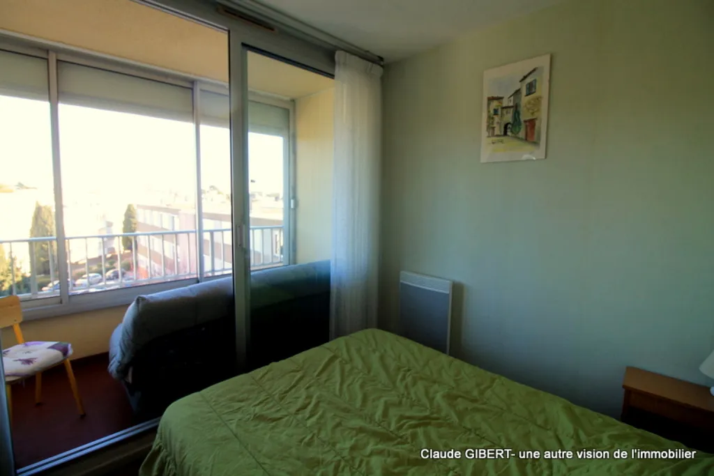 Chambres - Appartement T2 Vue Dégagée au Centre de Balaruc-Les-Bains