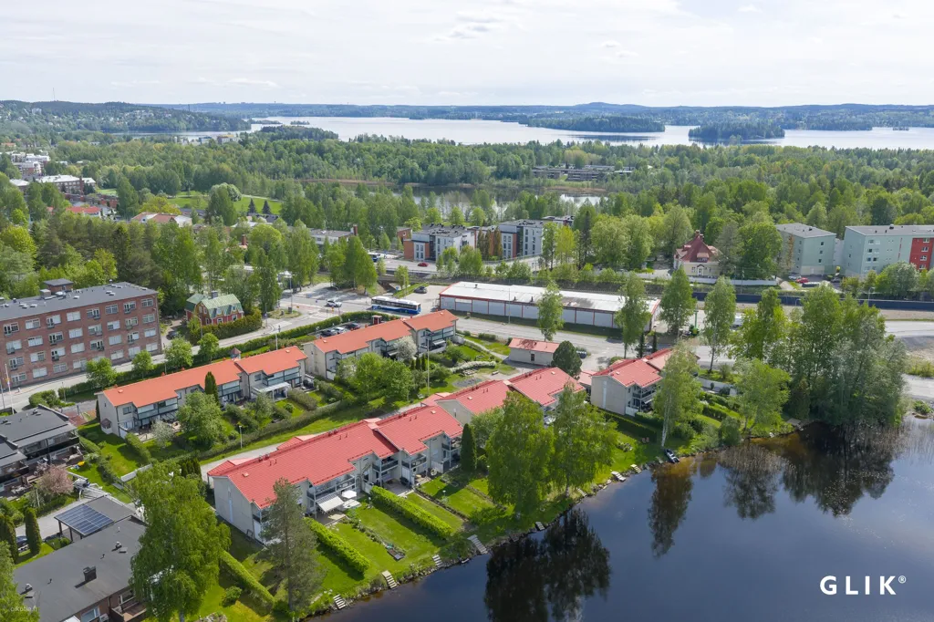 Vista aérea - Apartment with Lake View in Tohloppi, Tampere