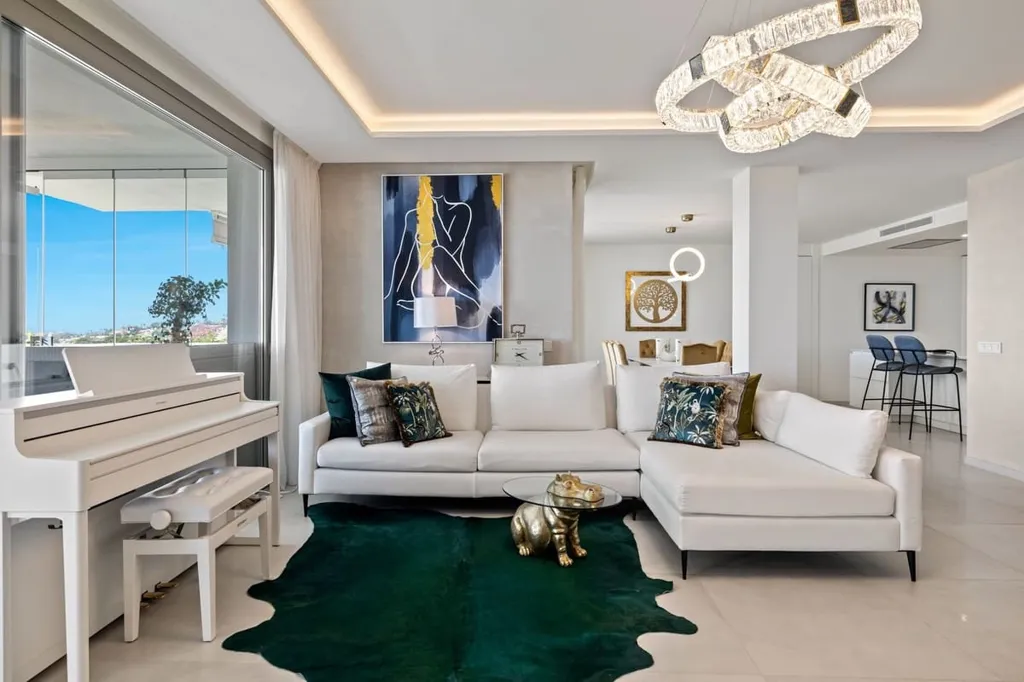 Soggiorno - Luxury Apartment with Sea View in Marbella