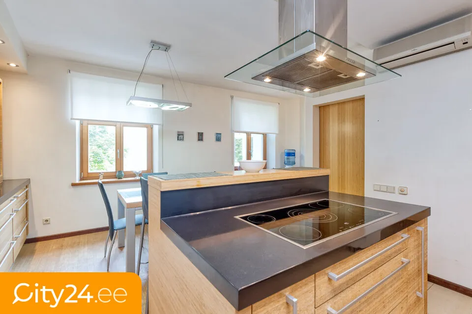 Cuisine - Two-Story Apartment with Terrace in Riga Centre