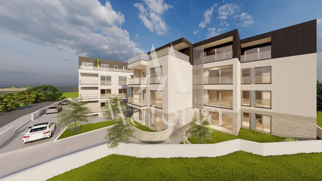Vue aérienne - Luxury Apartment with Sea View in Primošten