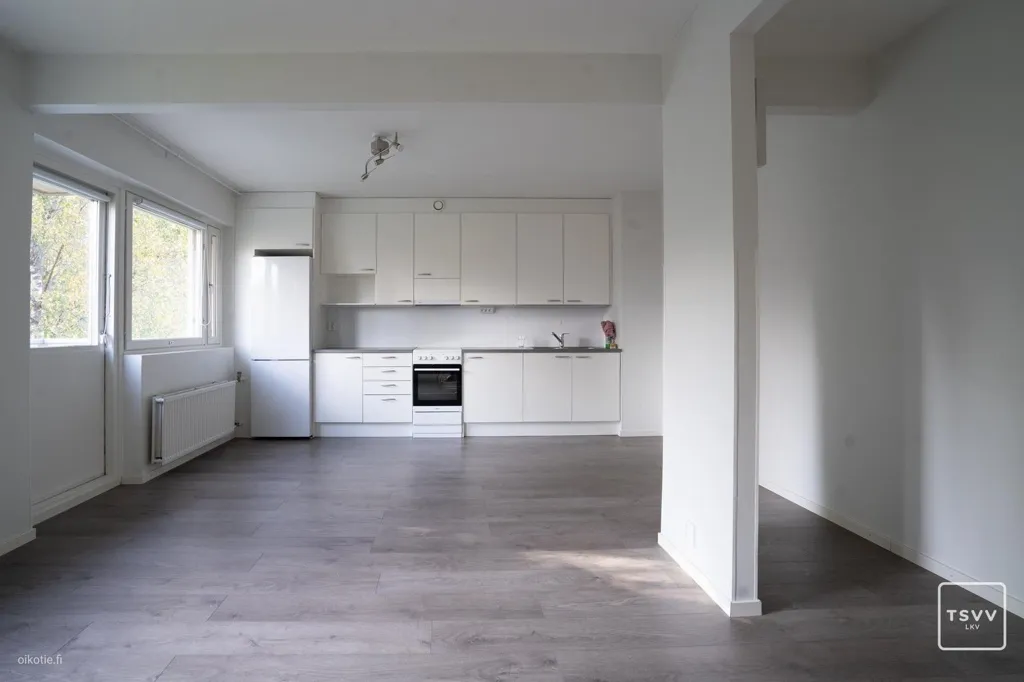 Cuisine - Renovated Top-Floor Flat with Balcony in Koivula