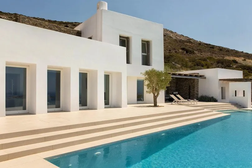 Pool - 6 Bedroom Villa with Private Pool in Paros
