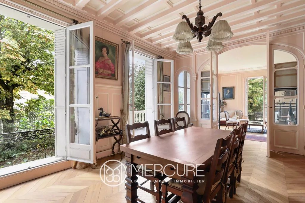 Sala da pranzo - Florentine Villa with Garden in Maisons-Laffitte