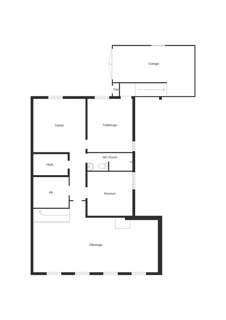 Plan - Charismatic Bungalow with Basement in Fridhem
