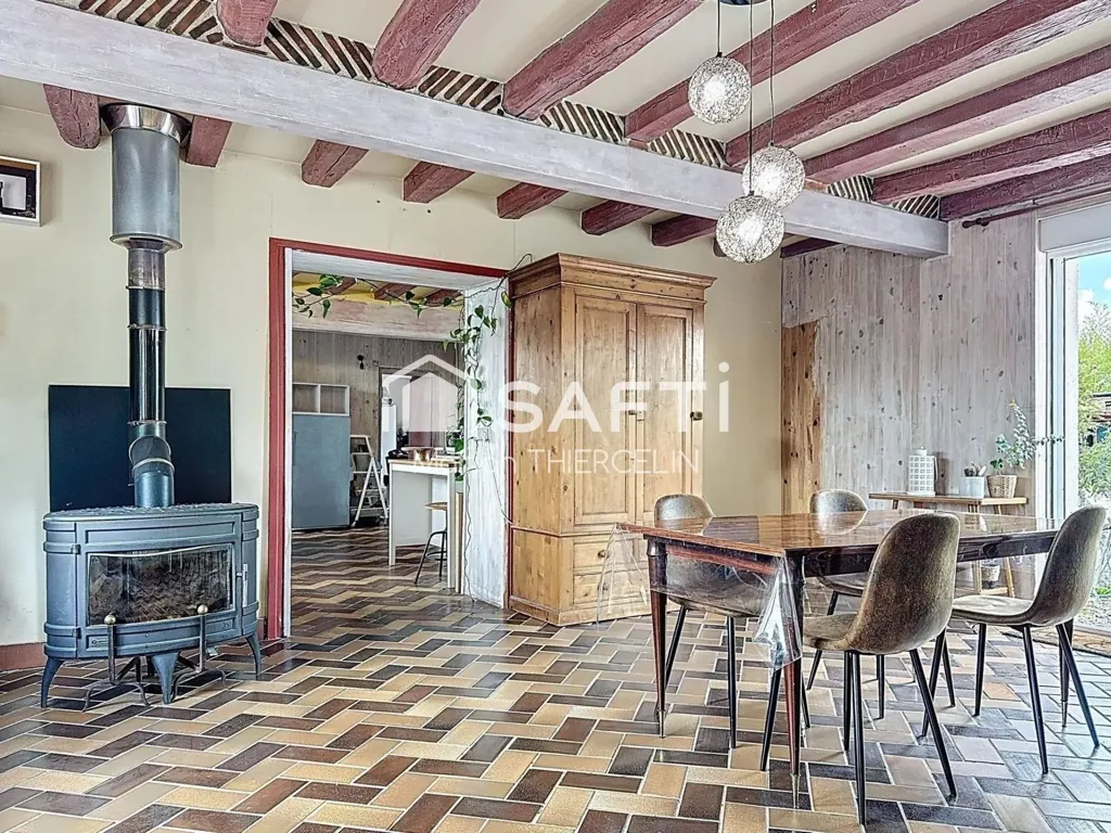 Söögituba - Charming Longère with Equestrian Facilities in Ouvrouer-les-Champs