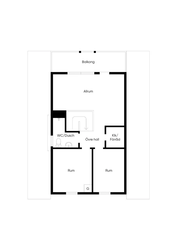 Plan - Charming 1½-Floor House with Garden in Nynäshamn