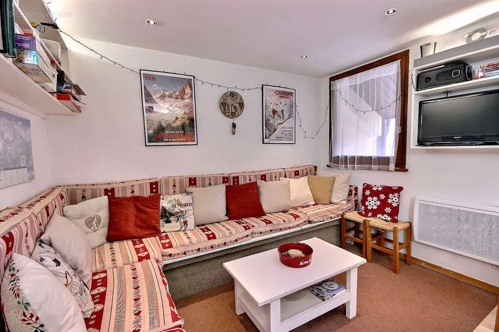 Séjour - Duplex Rénové avec Balcon à Bourg-Saint-Maurice