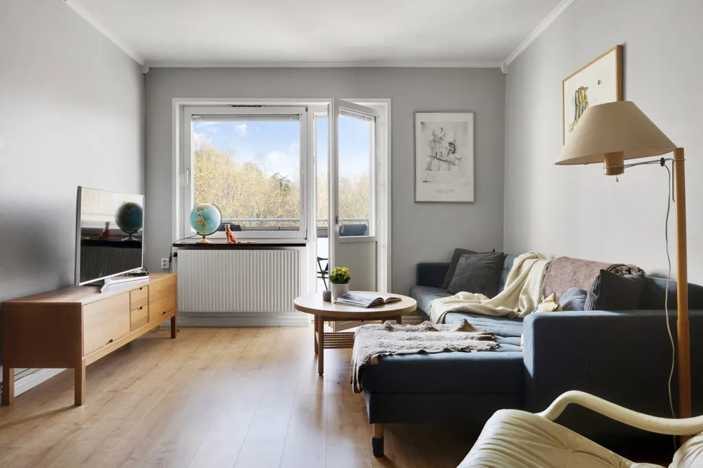 Soggiorno - Modernised Apartment with Balcony in Sigtuna