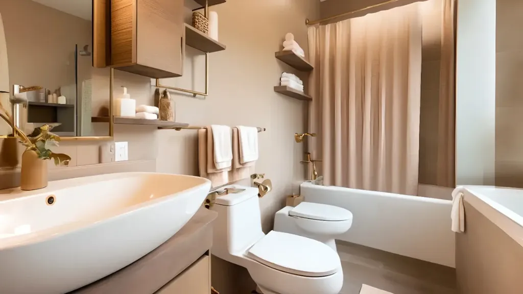 Bathrooms - Semi-detached House with Garden in Momo