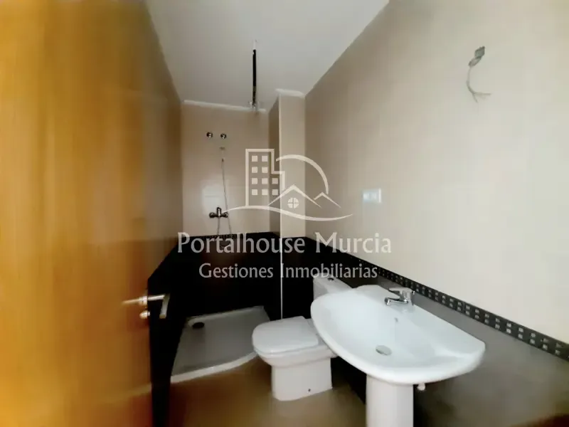 Salles de bain - New Flat with Patio in Archena