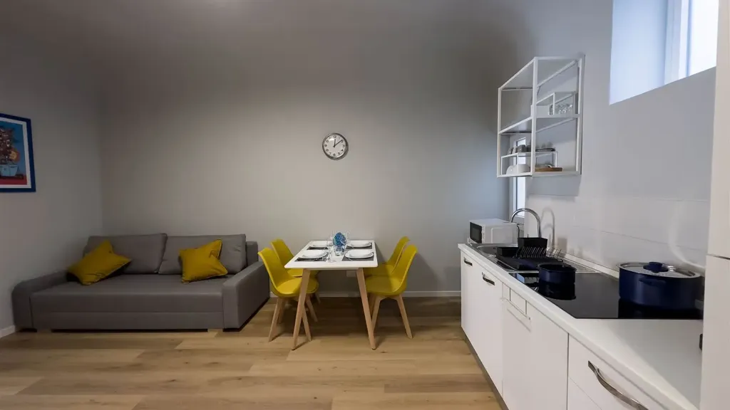 Cuisine - Modern Bilocale in Palermo's Historic Centre