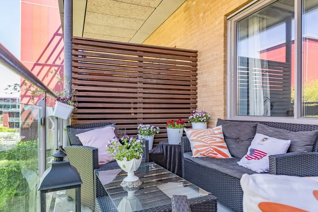 Balcony - Apartment with Generous Balcony in Limhamn Bunkeflostrand