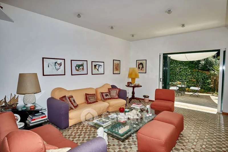 Séjour - Caprese-Style Villa with Sea View in Capri