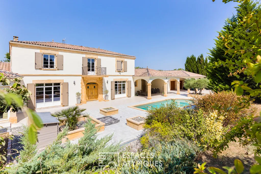 Exterior - Architectural Villa with Pool near Toulouse