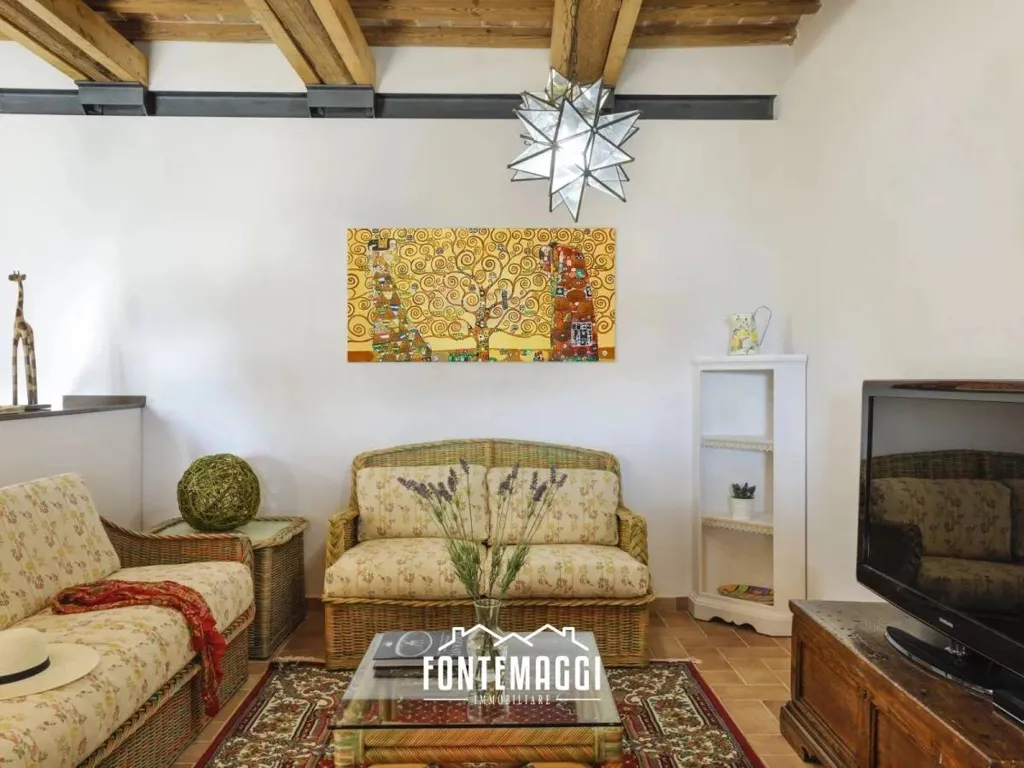 Séjour - Villa with Sea View in San Costanzo