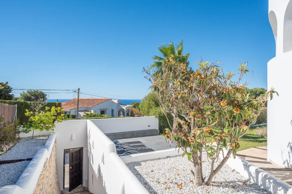 Terrasse - Chalet with Sea View and Pool in Cap Martí
