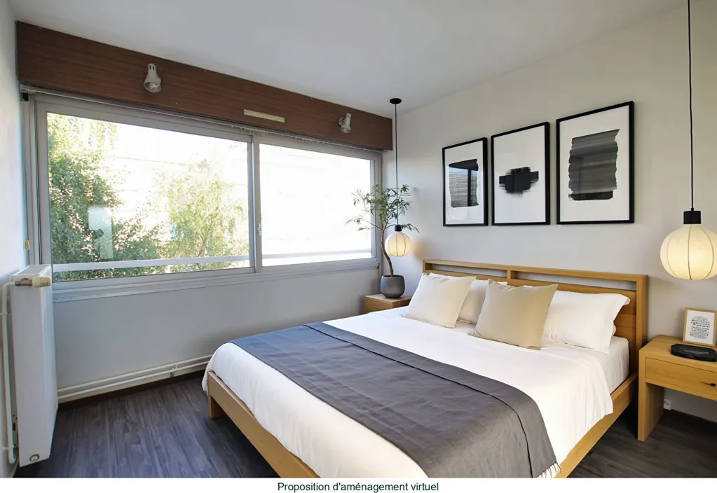 Chambres - Appartement T4 avec Balcon à Saint-Priest