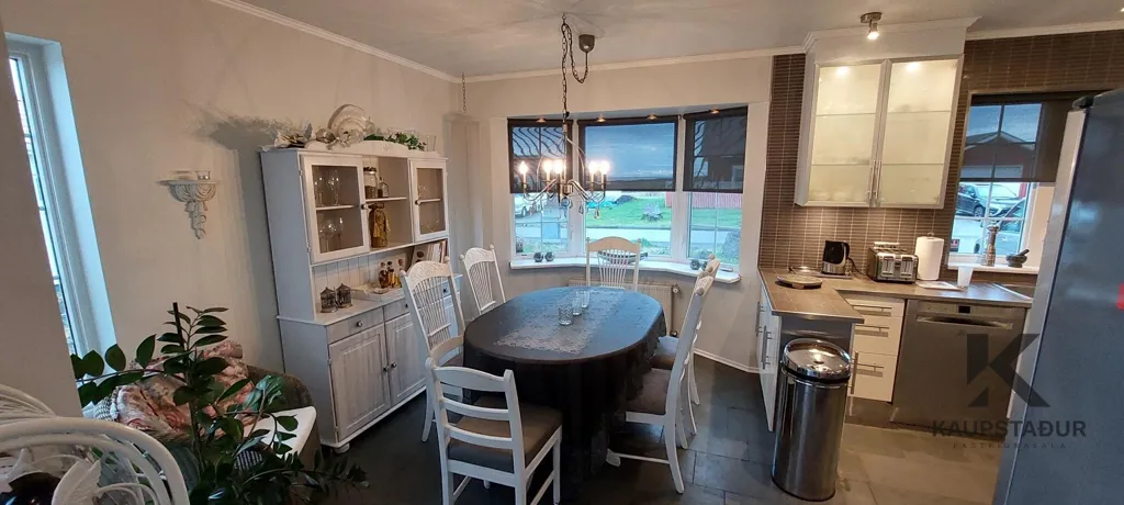 Sala da pranzo - Timber House with Private Garden in Vogar
