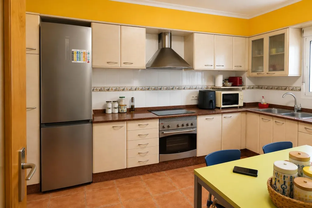 Cuisine - Bright Apartment with Balcony in Patraix