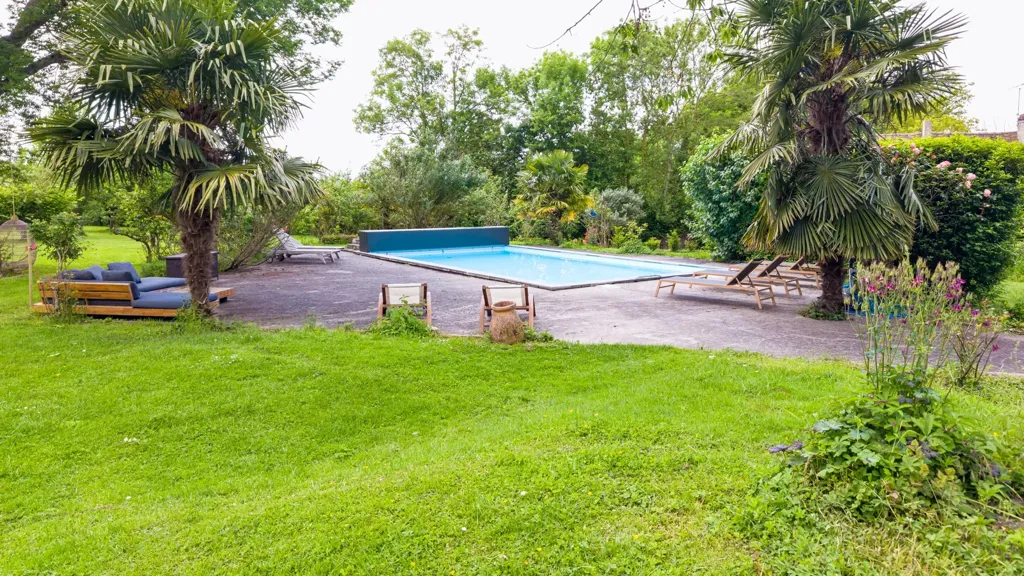 Pool - Renaissance Mill with Equestrian Facilities near Paris