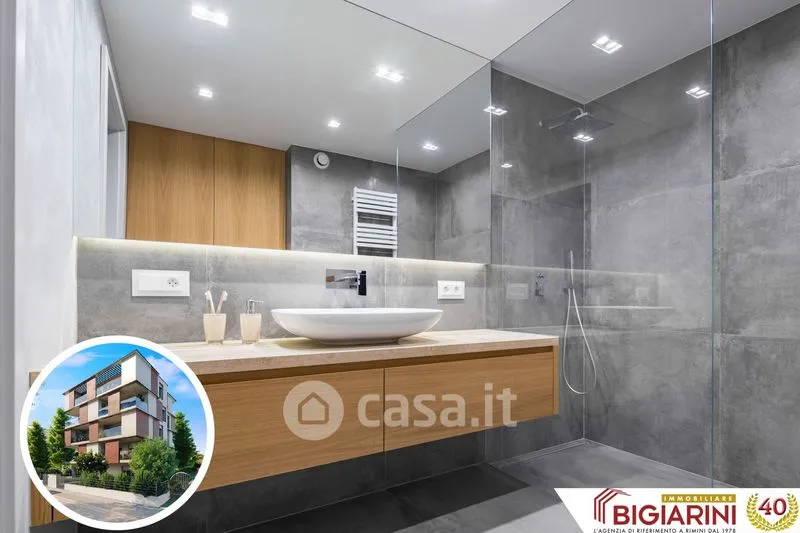 Salles de bain - Trilocale with Balcony in Rimini