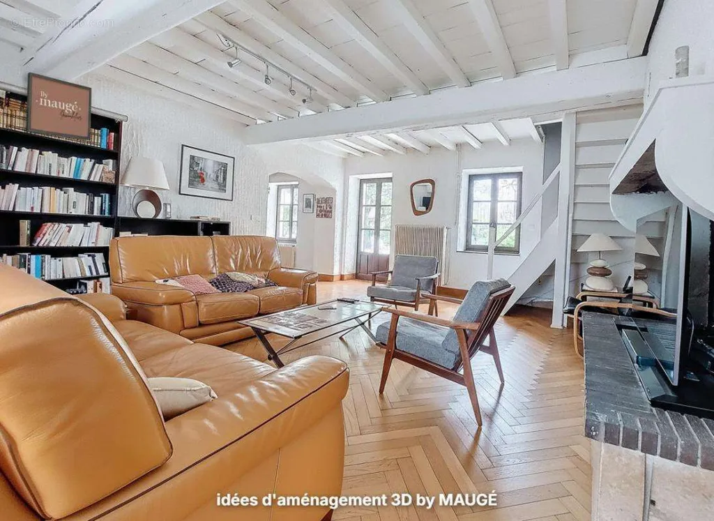 Living Room - Charming House with Garden in St Priest