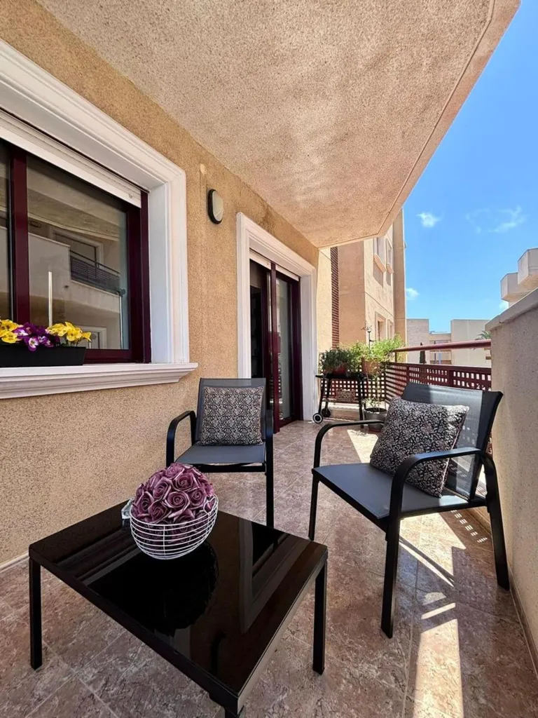 Balcony - 2-Bedroom Apartment with Terrace in Cabo Roig