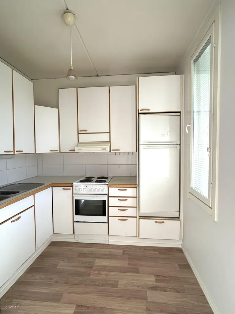 Köök - Modernised Apartment with Sauna in Ollikkala, Salo