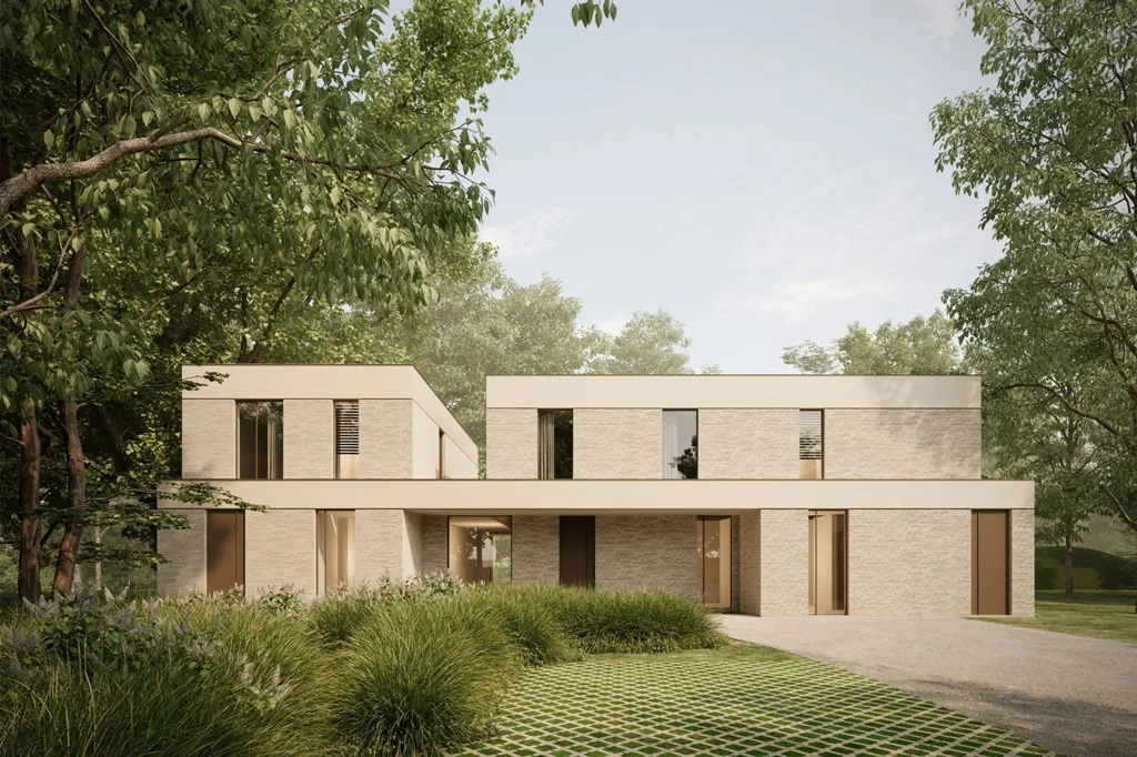 Contemporary House with Garden in Hansbeke
