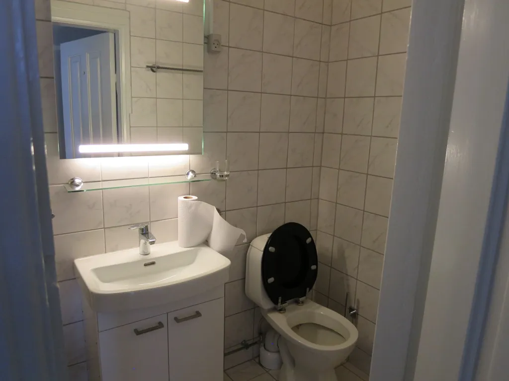 Salles de bain - Spacious Flat with 3 Rooms in Odense C