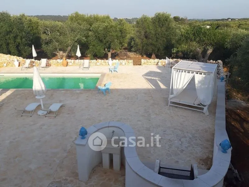 Aerial - Rustic Trullo with Pool in Ostuni