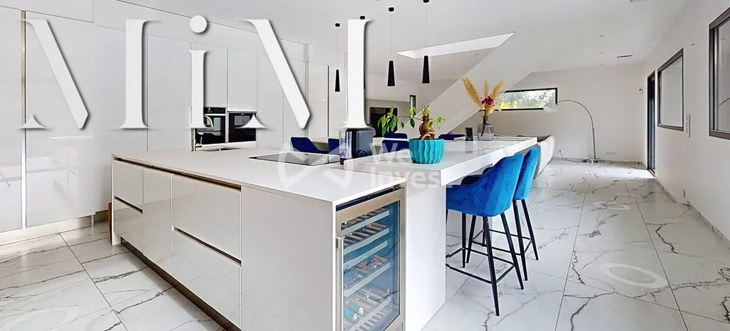 Cuisine - Villa Contemporaine avec Piscine à Assas