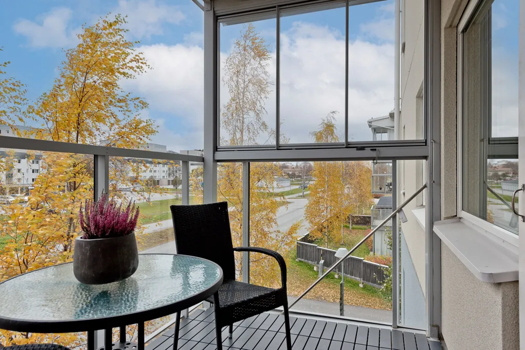 Balcon - Modern Flat with Balcony in Västerbotten
