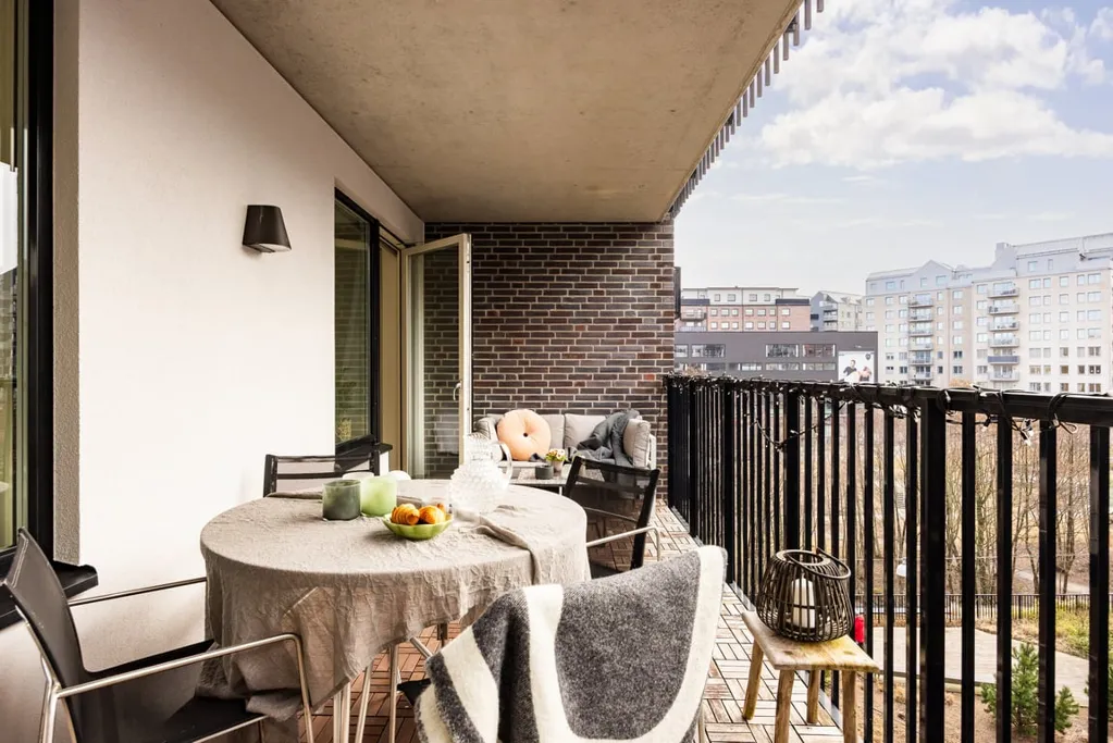 Balcon - Apartment with Large Balcony in Nya Hovås