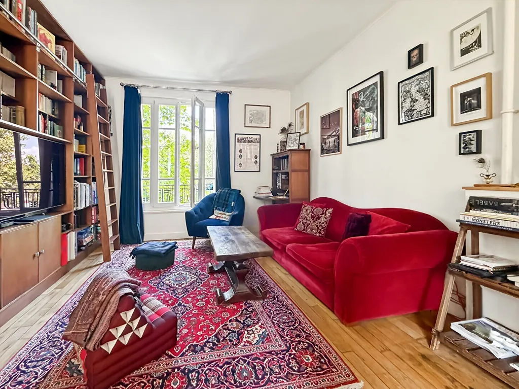 Soggiorno - Charming 3-Bedroom Flat in Montreuil