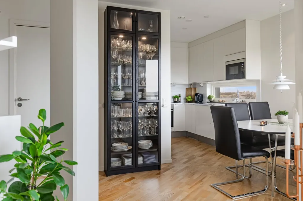 Sala da pranzo - Etagé Flat with Balcony & Rooftop in Kalmar