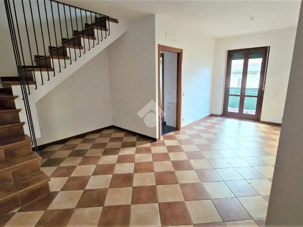 Living Room - Modern Apartment with Balcony in Perugia