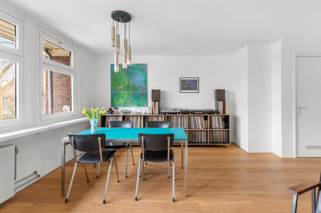 Salle à manger - Apartment with Park View in Amsterdam-West