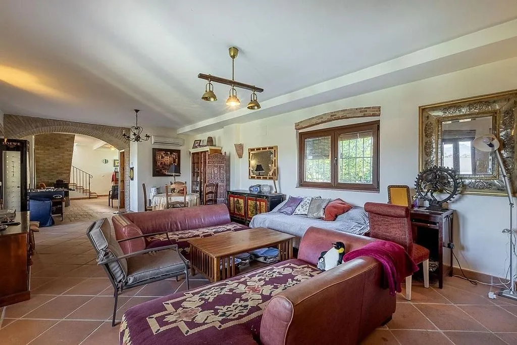 Séjour - Chalet with Pool and Terrace in Atarfe